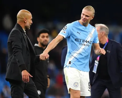 Erling Haaland Joins Exclusive UCL 50-Goal Club, Praised by Guardiola as CR7 and Messi's Fellow Monster