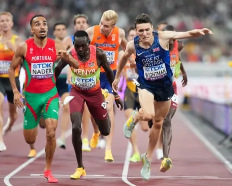 Britain's Wightman Just Loses Out on Gold as Portugal's Isaac Nader Wins Stunning 1500m Victory