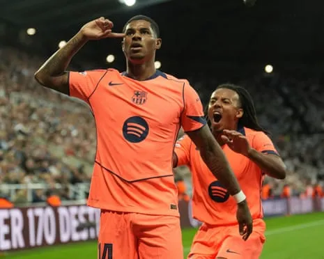 Striker ruins the Magpies' big occasion and claims: ‘I’m improving at Barcelona’
