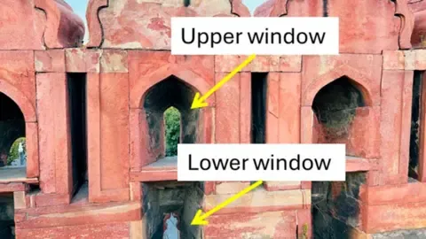 The capital's toxic air is transforming the renowned Red Fort dark, research indicates